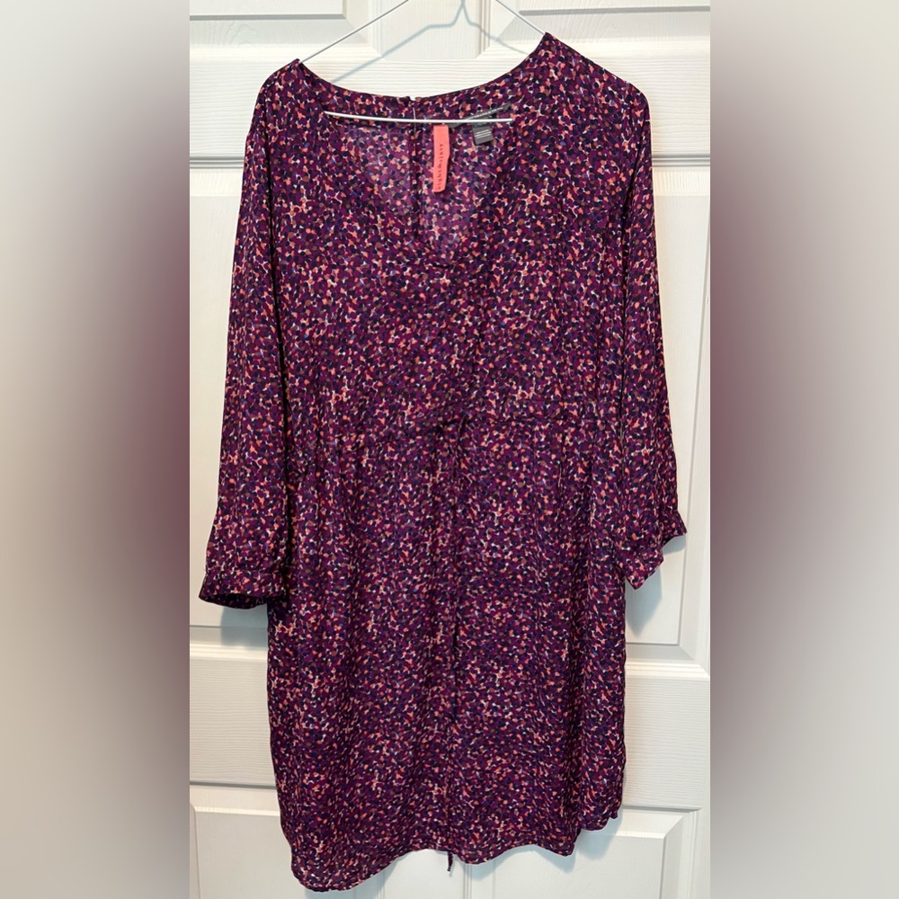 A Pea in the Pod Multicolor Patterned Dress